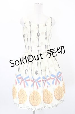 Preview of ビスケット&フォークノースリーブワンピース  アイボリー