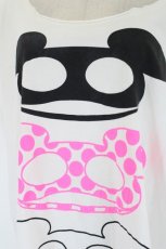 画像4: PUTUMAYO / パンダスクエアT  白×黒×ピンク I-26-08-20-081-PT-TS-TE-ZI (4)