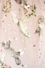 画像4: PINK HOUSE / フラッフィー・キティーズミディワンピース  ピンク I-26-08-20-087-LO-OP-TE-ZI (4)