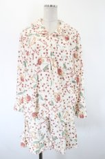 画像1: PINK HOUSE / キャットチェリードロップルームウェア  アイボリー I-26-08-20-089-LO-OP-TE-ZI (1)