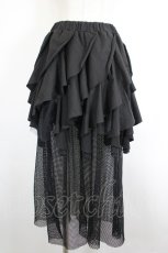 画像1: ACDC RAG / 冥闇ラセンススカート  黒 I-26-08-20-097-PU-SK-SA-ZI (1)