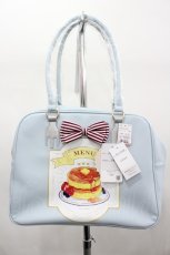 画像1: majoretty / 五月アイ/THE DINER　ホットケーキボストンバッグ  中青 I-26-08-20-111-LO-BG-TE-ZI (1)