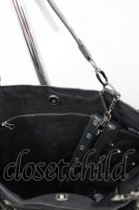 画像3: Ozz oneste / 編み上げ刺繍レースフリルバッグ  黒 I-26-08-20-117-OO-BG-TE-ZI (3)