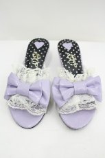 画像1: DearMyLove / エナメルリボンレースパンプス 25.5CM 白 I-26-08-20-137-GO-SH-SA-ZI (1)