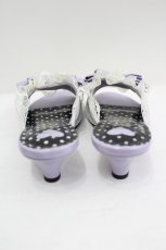 画像2: DearMyLove / エナメルリボンレースパンプス 25.5CM 白 I-26-08-20-137-GO-SH-SA-ZI (2)