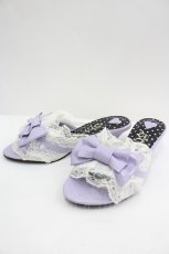 画像3: DearMyLove / エナメルリボンレースパンプス 25.5CM 白 I-26-08-20-137-GO-SH-SA-ZI (3)