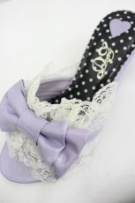 画像4: DearMyLove / エナメルリボンレースパンプス 25.5CM 白 I-26-08-20-137-GO-SH-SA-ZI (4)