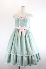 画像1: Angelic Pretty / Sweet Dotシフォンジャンパースカート  ミント I-26-08-21-064-AP-OP-TE-ZI (1)