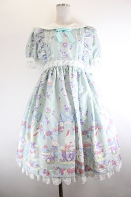 Preview of Flower Garden Teatimeワンピース(サンプル品)  ミント