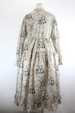 画像3: Melody BasKet / Vintage bearフロントボタンワンピース L ベージュ I-26-08-21-069-LO-OP-TE-ZI (3)
