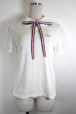 画像1: Jane Marple / クラウンエンブロイダリーのプルオーバー M 白 I-26-08-21-007-JM-TO-TE-ZI (1)