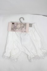 画像2: m petit by misako / ECAM3ブカサネレースドロワーズ M~L 中白 I-26-08-21-110-LO-PA-SA-ZI (2)