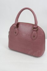 画像1: Maison de FLEUR Petite Robe canone / パキっと割れないエンボスバッグ  ピンク I-26-08-21-115-LO-BG-SA-ZI (1)