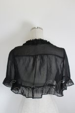 画像3: axes femme / シフォンボレロ  黒 I-26-08-21-011-AX-TO-SA-ZI (3)