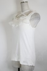 画像2: axes femme / ストラップカップ付タンク L 白 I-26-08-21-014-AX-TO-TE-ZI (2)