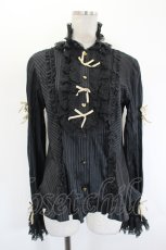 画像1: Angelic Pretty / ロングジャボブラウス  黒 I-26-08-23-003-AP-BL-SA-ZI (1)