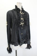 画像3: Angelic Pretty / ロングジャボブラウス  黒 I-26-08-23-003-AP-BL-SA-ZI (3)