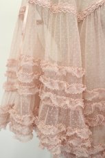 画像4: PINK HOUSE / ドットチュールフリルケープ  ピンク I-26-08-23-028-LO-TO-SA-ZI (4)