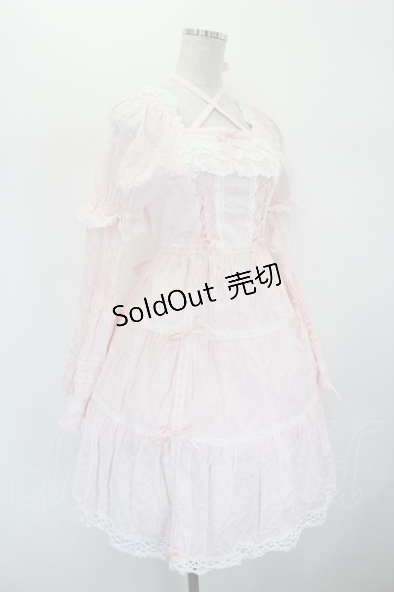 画像4: BABY,THE STARS SHINE BRIGHT / はわせドールワンピース＆ヘッドドレスセット  ピンク I-26-08-23-063-BA-OP-SZ-ZI (4)