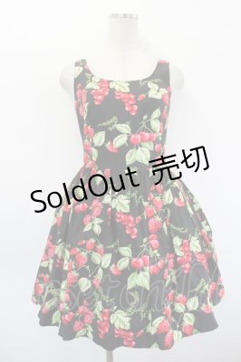Preview of CHERRY gardenドレス  ブラックベース