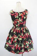 画像3: MILK / CHERRY gardenドレス  ブラックベース I-26-08-23-078-ML-OP-SA-ZI (3)