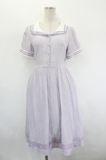 画像1: axes femme POETIQUE / フィッシュテールセーラーワンピース  ラベンダー I-26-08-23-083-AX-OP-TE-ZI (1)