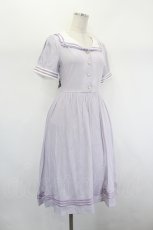 画像4: axes femme POETIQUE / フィッシュテールセーラーワンピース  ラベンダー I-26-08-23-083-AX-OP-TE-ZI (4)