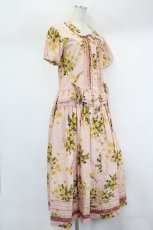 画像4: PINK HOUSE / たんぽぽワンピース  ピンクＸ黄色 I-26-08-23-108-LO-OP-SA-ZI (4)