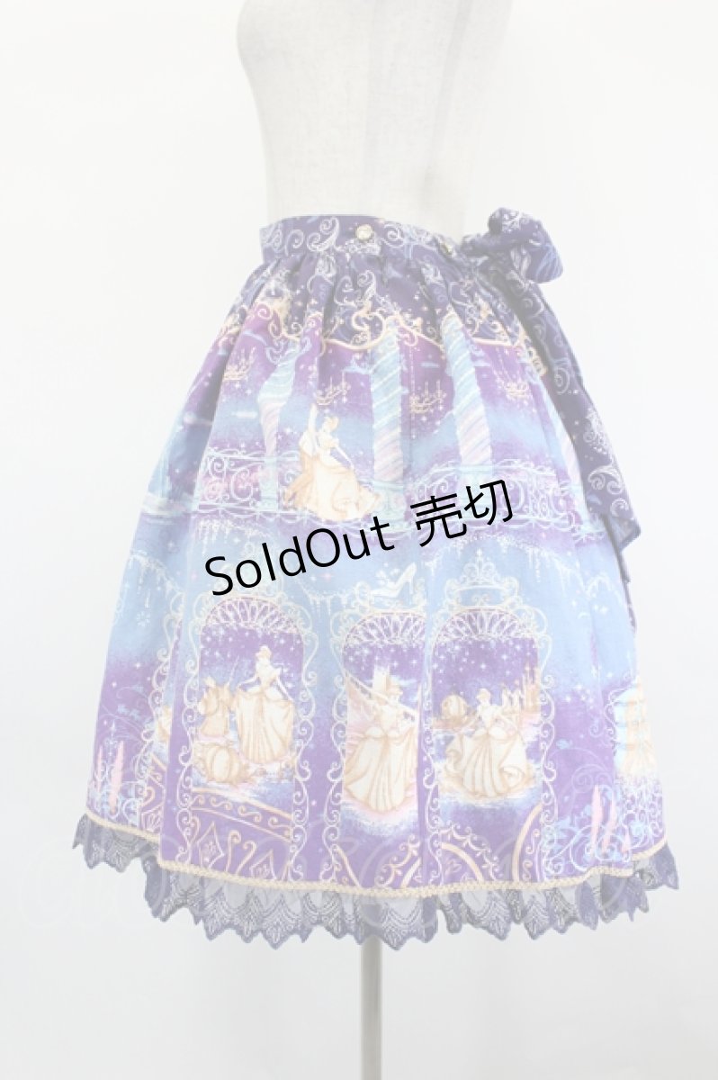 画像2: BABY,THE STARS SHINE BRIGHT / Cinderellaスカート  紺 I-26-08-23-114-BA-SK-SA-ZI (2)