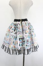 画像3: Angelic Pretty / コミックスカート(ALICE)  黒 I-26-08-23-115-AP-SK-SA-ZI (3)