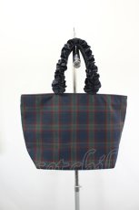 画像2: Maison de FLEUR / Winnie the pooh フリルトートプチバッグ  ネイビー×グリーン I-26-08-23-124-LO-BG-TE-ZI (2)