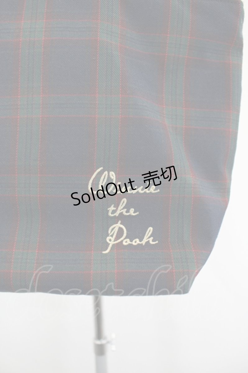画像5: Maison de FLEUR / Winnie the pooh フリルトートプチバッグ  ネイビー×グリーン I-26-08-23-124-LO-BG-TE-ZTK066 (5)