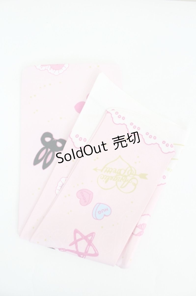 画像2: Angelic Pretty / Cosmetic Bunnyタイツ  ピンク I-26-08-23-133-AP-ZA-SA-ZI (2)