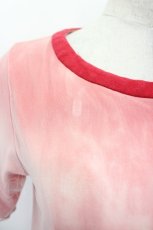 画像5: gouk / 龍和柄シースルー重ね半袖カーディガン  赤Ｘ白 I-26-08-25-037-GO-TO-SA-ZI (5)
