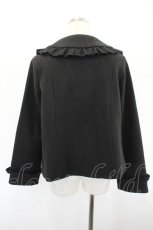 画像2: axes femme / フロントレースショートコート  黒 I-26-08-25-059-AX-CO-SA-ZI (2)