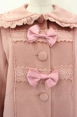 画像4: axes femme kawaii / レースフリルショートコート  ピンク I-26-08-25-063-AX-CO-SA-ZI (4)