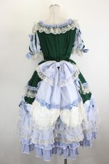 画像5: BABY,THE STARS SHINE BRIGHT / La Chasse aux Papillons〜蝶々を追って迷い込んだお花畑へ〜ワンピースドレス  グリーン I-26-08-25-068-BA-OP-SA-ZI (5)