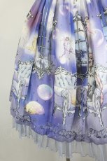 画像3: ALICE and the PIRATES / 眠り羊と夢喰いバク柄ジャンパースカートI  パープル I-26-08-25-071-PA-OP-SA-ZI (3)