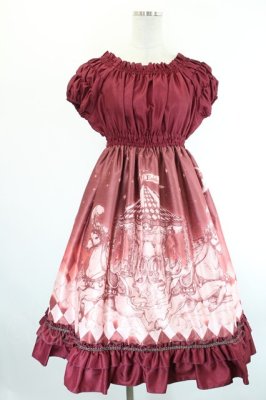 Preview of Phantom Night Babydollワンピース  エンジ