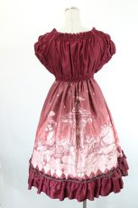 画像2: Enchantlic Enchantilly / Phantom Night Babydollワンピース  エンジ I-26-08-25-088-LO-OP-SA-ZI (2)
