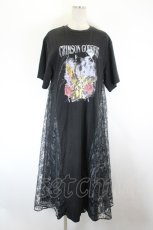 画像1: jouetie / ドッキングロックワンピース  黒 I-26-08-25-096-LO-OP-SA-ZI (1)