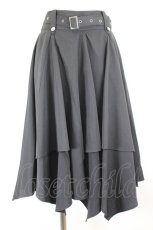 画像1: axes femme / ボリューム×アシメヘムスカート  黒 I-26-08-25-106-AX-SK-SA-ZI (1)