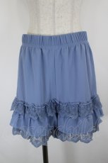 画像1: axes femme POETIQUE / レースフリルミニペチパンツ  サックス I-26-08-25-109-AX-PA-SA-ZI (1)