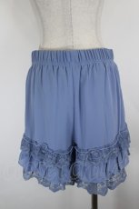 画像3: axes femme POETIQUE / レースフリルミニペチパンツ  サックス I-26-08-25-109-AX-PA-SA-ZI (3)