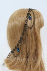 画像2: ALICE and the PIRATES / 海神ポセイドンチェーンヘア飾り  AGD I-26-08-25-121-PA-AC-SA-ZI (2)