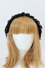 画像2: m petit by misako / NINA'Sコラボヘッドドレス  黒 I-26-08-25-124-LO-AC-SA-ZI (2)