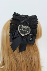 画像3: m petit by misako / NINA'Sコラボヘッドドレス  黒 I-26-08-25-124-LO-AC-SA-ZI (3)