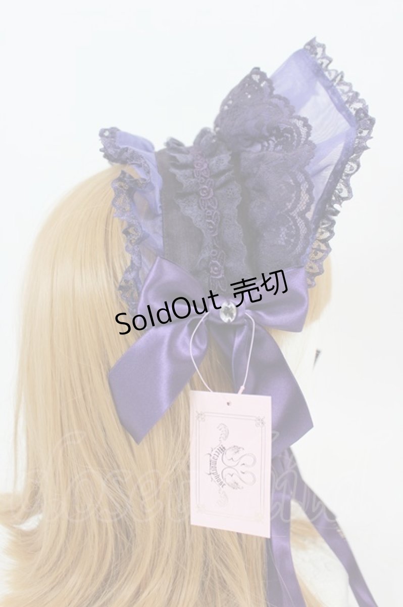 画像3: metamorphose / Mellifluous ブリムヘッドドレス  パープル I-26-08-25-125-ME-AC-TE-ZI (3)
