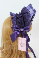 画像3: metamorphose / Mellifluous ブリムヘッドドレス  パープル I-26-08-25-125-ME-AC-TE-ZI (3)