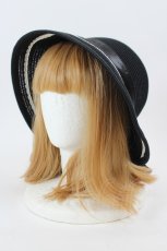 画像1: m petit by misako / AM*NIジョッキーハット  中黒 I-26-08-25-128-LO-AC-SA-ZI (1)
